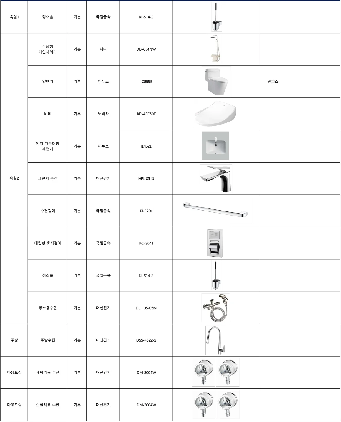 마감재리스트 1-9